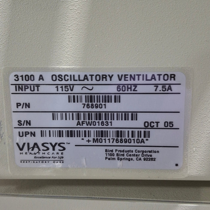 CareFusion SensorMedics 3100A Oscillatory Ventilator