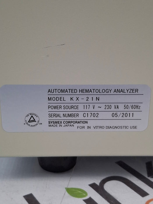 Sysmex KX-21N Blood Analyzer