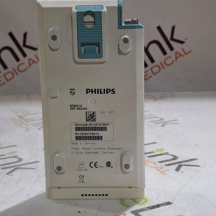 Philips M3001A-A01 Fast SpO2, NIBP, ECG MMS Module
