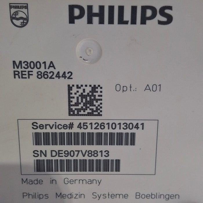 Philips M3001A-A01 Fast SpO2, NIBP, ECG MMS Module