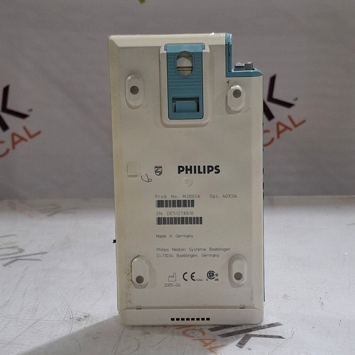 Philips M3001A-A01C06 Fast SpO2, NIBP, ECG, Temp, IBP MMS Module
