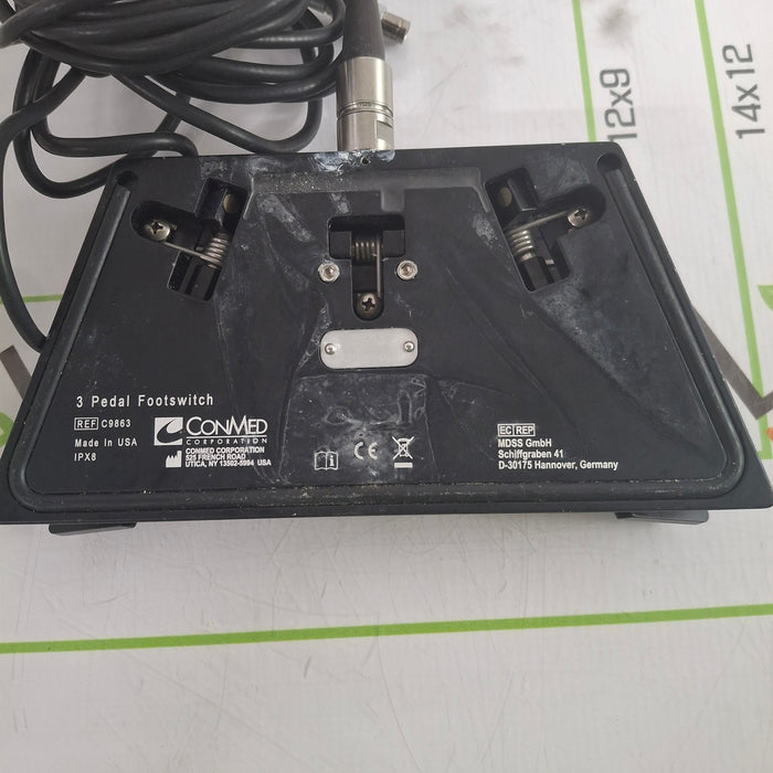 ConMed C9863 3 Pedal Footswitch