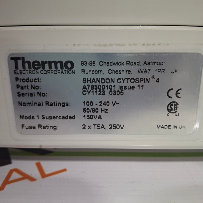 Thermo Shandon CytoSpin 4 Cytocentrifuge