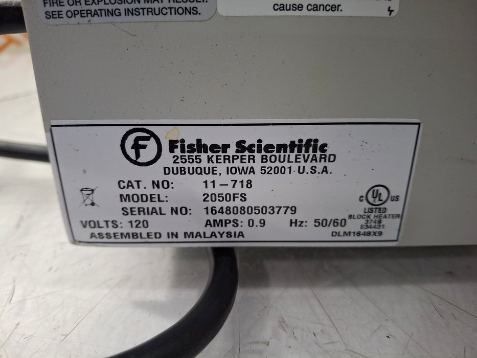 Fisher Scientific 2050FS Temp Dry Bath