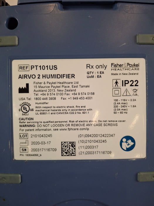 Fisher & Paykel Airvo 2 Humidified High Flow Therapy Unit