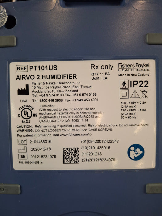 Fisher & Paykel Airvo 2 Humidified High Flow Therapy Unit
