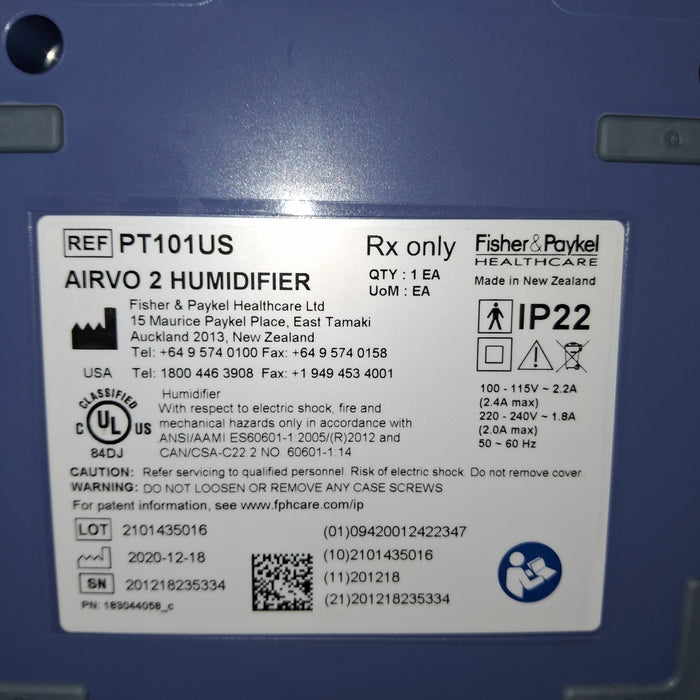 Fisher & Paykel Airvo 2 Humidified High Flow Therapy Unit