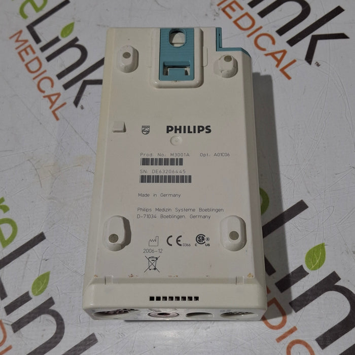 Philips M3001A-A01C06 Fast SpO2, NIBP, ECG, Temp, IBP MMS Module