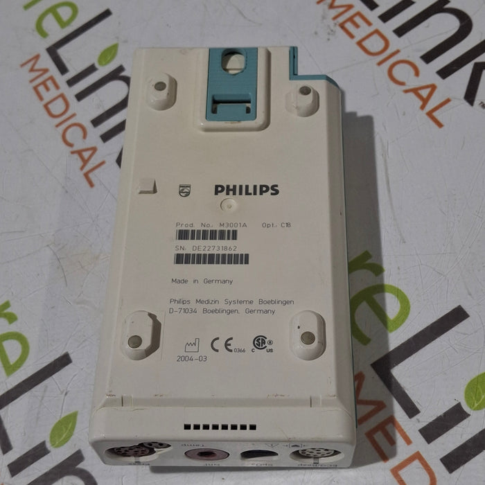 Philips M3001A-C18 Fast SpO2, NIBP, 12 lead ECG, Temp, IBP MMS Module