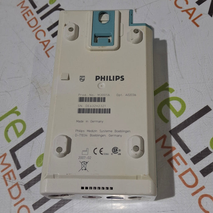 Philips M3001A-A02C06 OxiMax SpO2, NIBP, ECG, Temp, IBP MMS Module