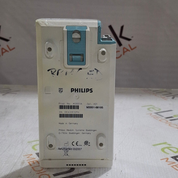 Philips M3001A-A01 Fast SpO2, NIBP, ECG MMS Module