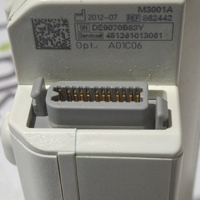Philips M3001A-A01C06 Fast SpO2, NIBP, ECG, Temp, IBP MMS Module