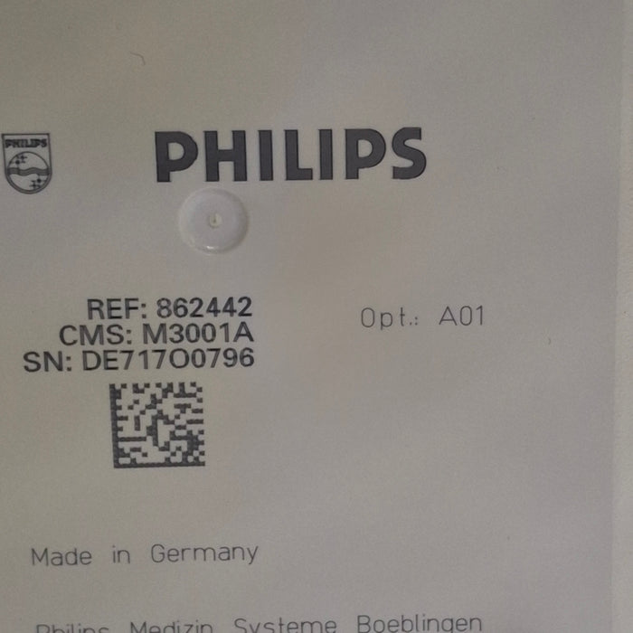 Philips M3001A-A01 Fast SpO2, NIBP, ECG MMS Module