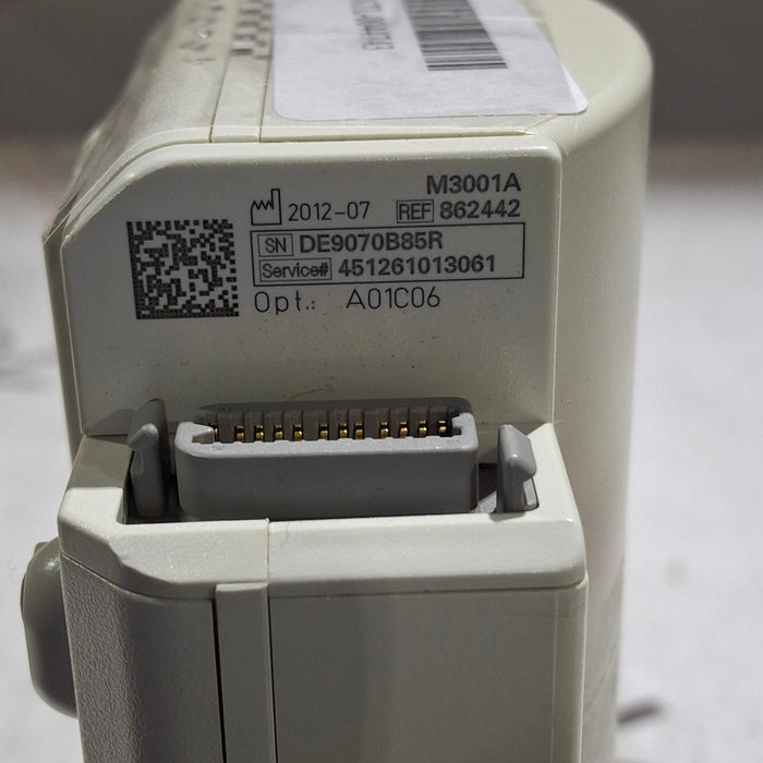Philips M3001A-A01C06 Fast SpO2, NIBP, ECG, Temp, IBP MMS Module