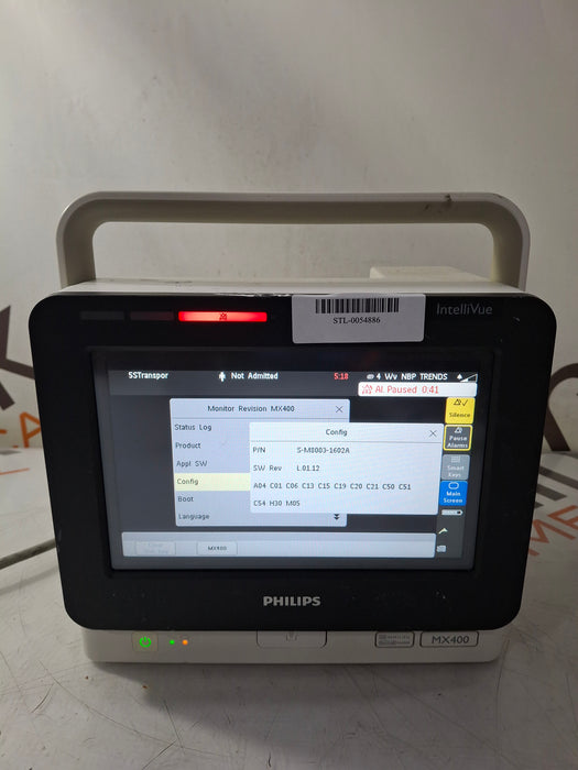 Philips MX400 Portable/Bedside Patient Monitor