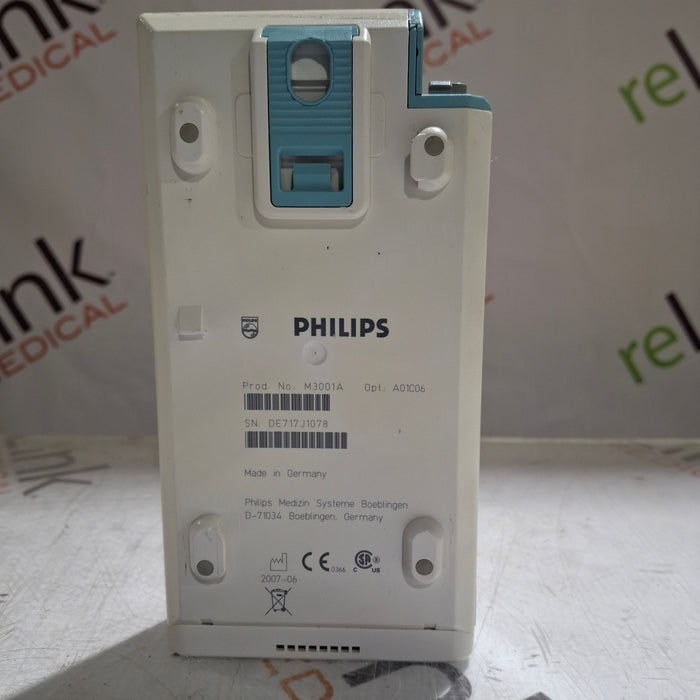 Philips M3001A-A01C06 Fast SpO2, NIBP, ECG, Temp, IBP MMS Module