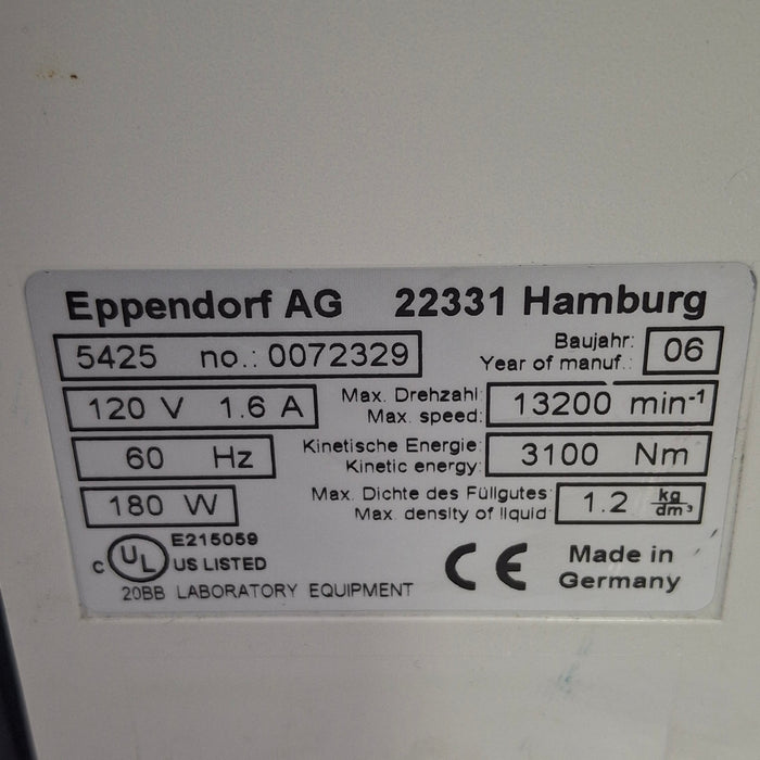 Eppendorf 5415D Centrifuge