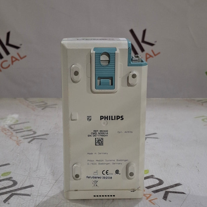 Philips M3001A-A01C06 Fast SpO2, NIBP, ECG, Temp, IBP MMS Module