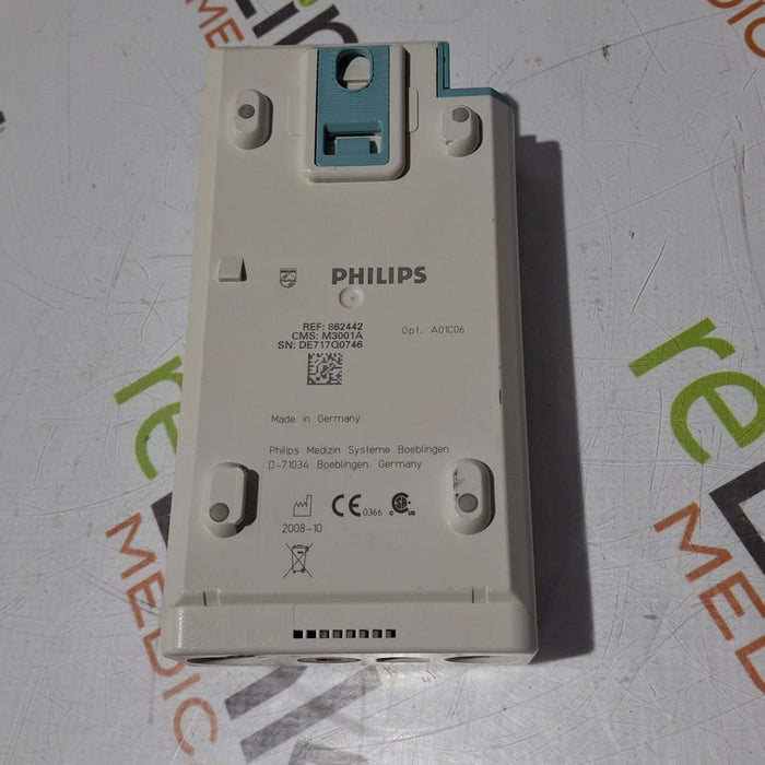 Philips M3001A-A01C06 Fast SpO2, NIBP, ECG, Temp, IBP MMS Module
