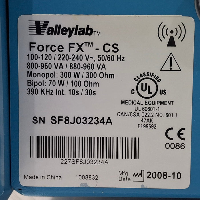 Covidien Force FX-CS Electrosurgical Unit