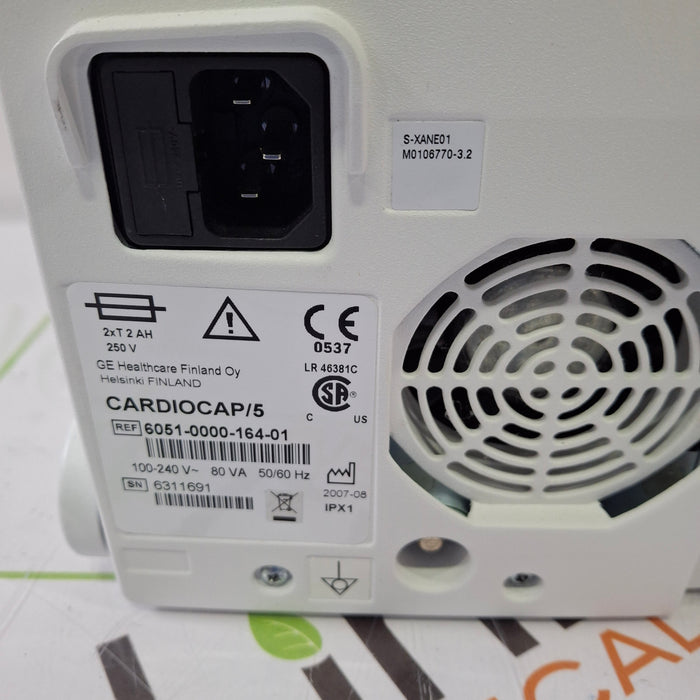 Datex-Ohmeda Cardiocap 5 Anesthesia Monitor
