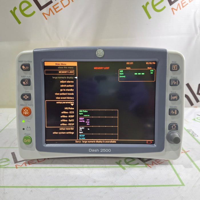 GE Healthcare Dash 2500 Patient Monitor