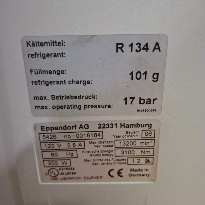 Eppendorf 5415R Centrifuge