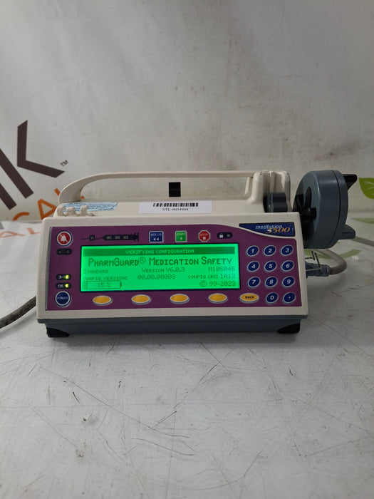 Smiths Medical Medfusion 3500 Version 6 Syringe Infusion Pump