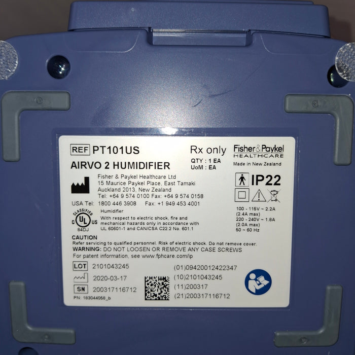 Fisher & Paykel Airvo 2 Humidified High Flow Therapy Unit