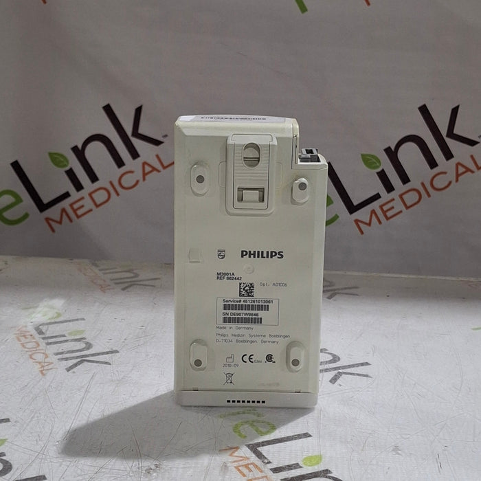 Philips M3001A-A01C06 Fast SpO2, NIBP, ECG, Temp, IBP MMS Module