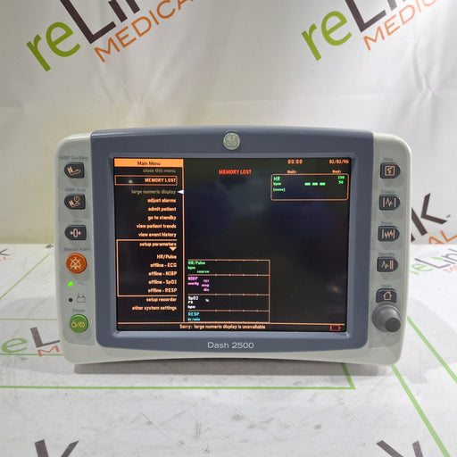 GE Healthcare GE Healthcare Dash 2500 Patient Monitor Patient Monitors reLink Online