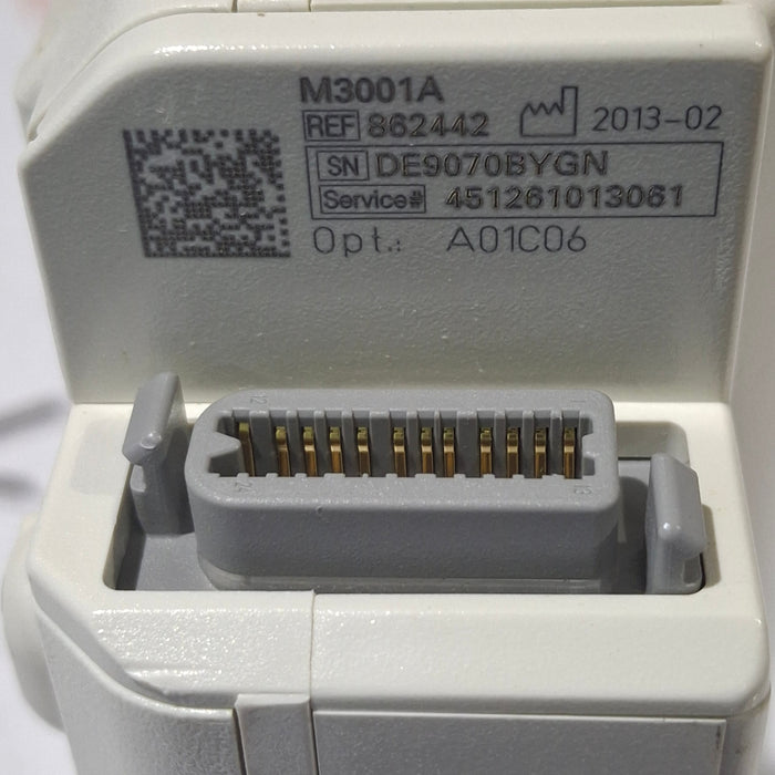 Philips M3001A-A01C06 Fast SpO2, NIBP, ECG, Temp, IBP MMS Module
