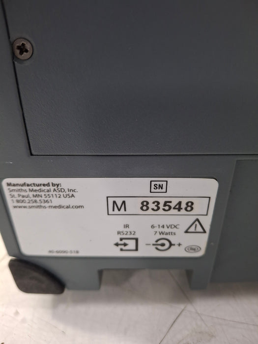 Smiths Medical Medfusion 3500 Version 5 Syringe Infusion Pump
