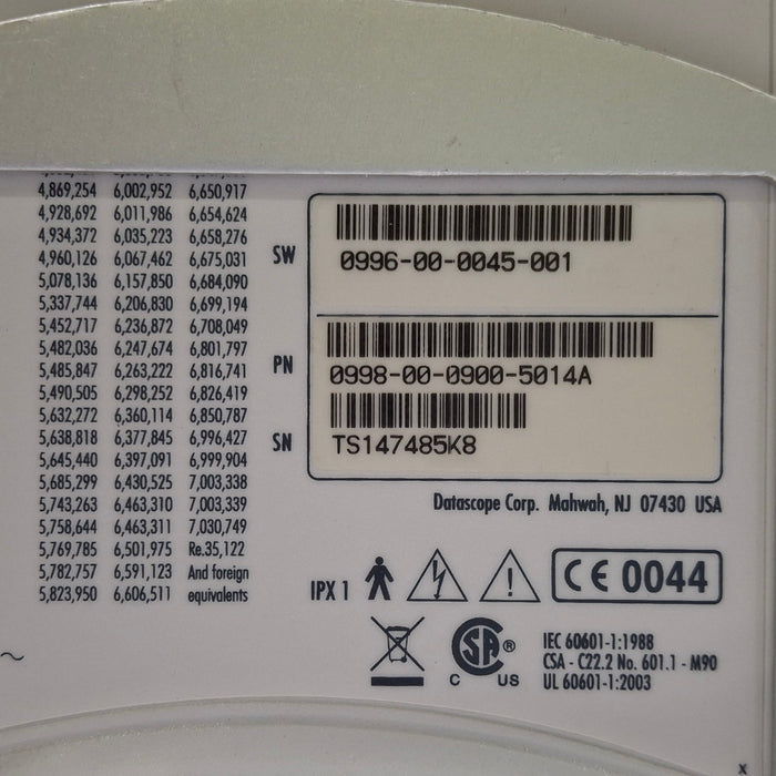 Datascope Passport 2 Patient Monitor