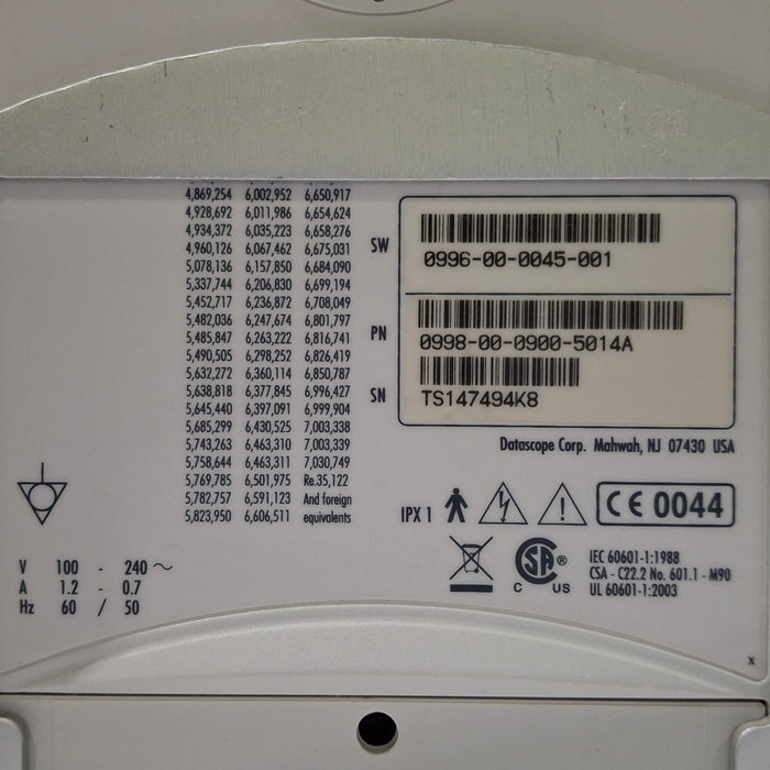Datascope Passport 2 Patient Monitor