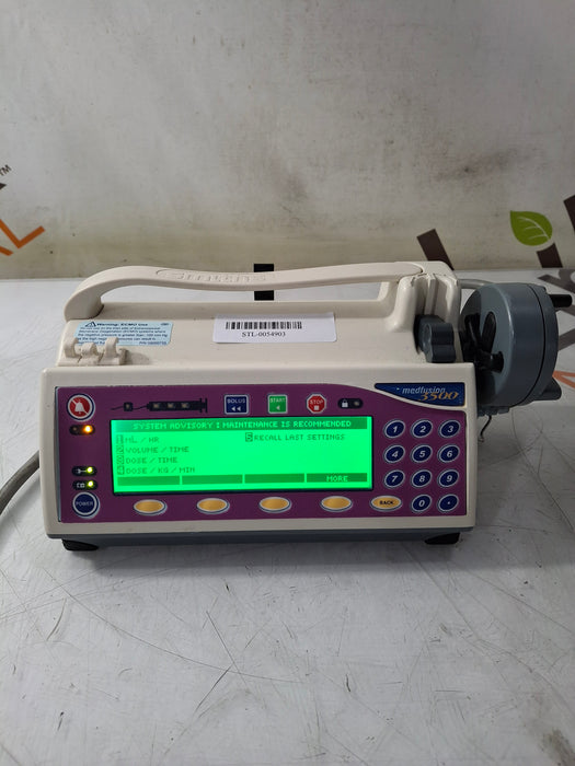 Smiths Medical Medfusion 3500 Version 6 Syringe Infusion Pump