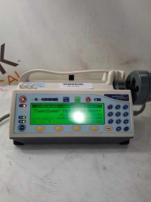 Smiths Medical Medfusion 3500 Syringe Infusion Pump