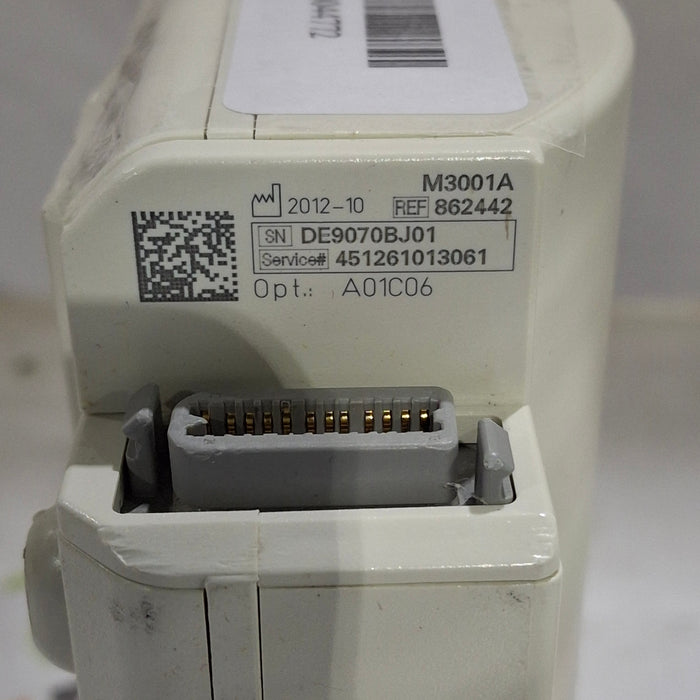Philips M3001A-A01C06 Fast SpO2, NIBP, ECG, Temp, IBP MMS Module
