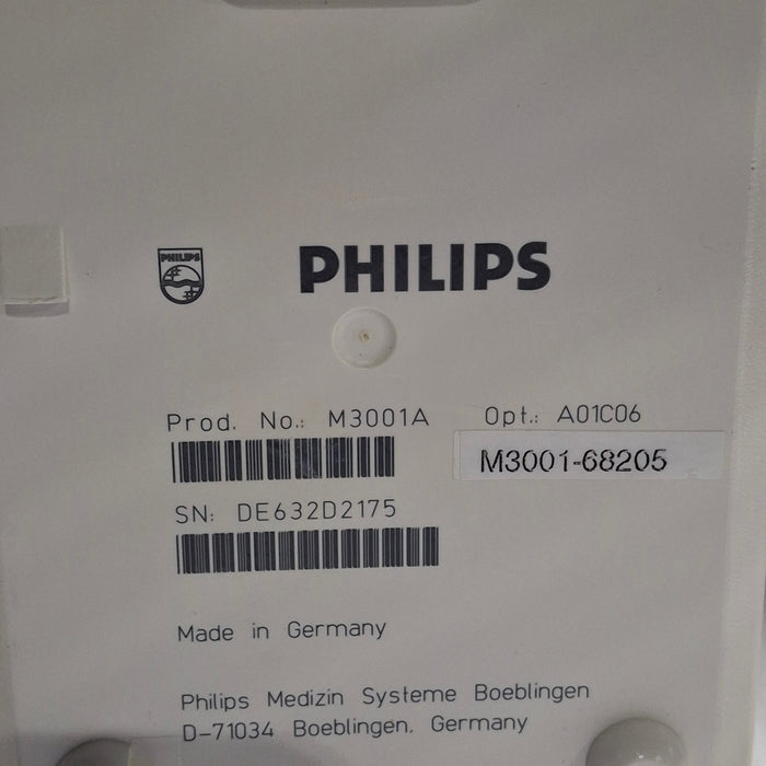 Philips M3001A-A01C06 Fast SpO2, NIBP, ECG, Temp, IBP MMS Module