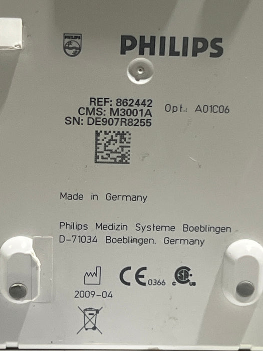 Philips M3001A-A01C06 Fast SpO2, NIBP, ECG, Temp, IBP MMS Module