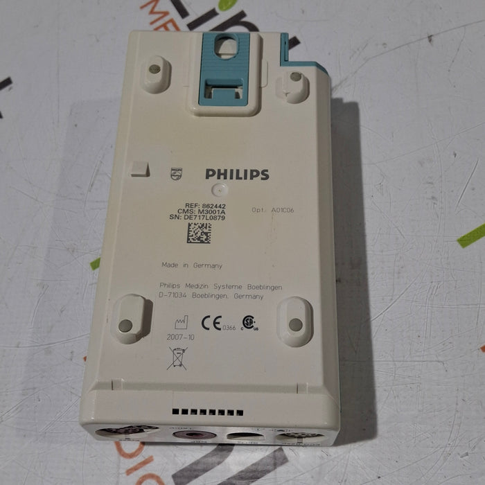 Philips M3001A-A01C06 Fast SpO2, NIBP, ECG, Temp, IBP MMS Module