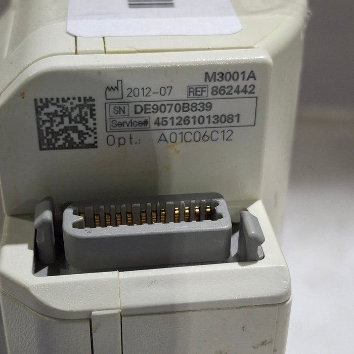 Philips M3001A-A01C06C12 Fast SpO2, NIBP, 12 lead ECG, Temp, IBP MMS Module