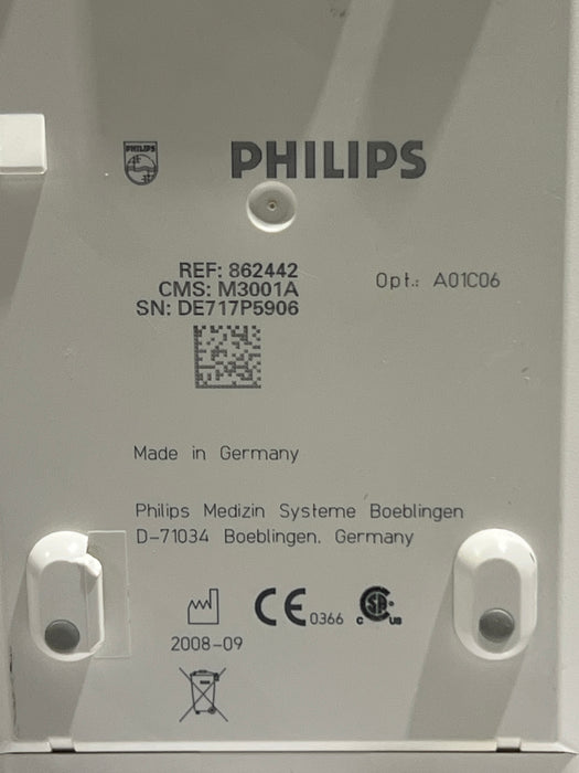 Philips M3001A-A01C06 Fast SpO2, NIBP, ECG, Temp, IBP MMS Module