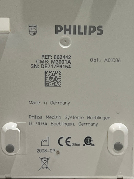 Philips Philips M3001A-A01C06 Fast SpO2, NIBP, ECG, Temp, IBP MMS Module Patient Monitors reLink Online