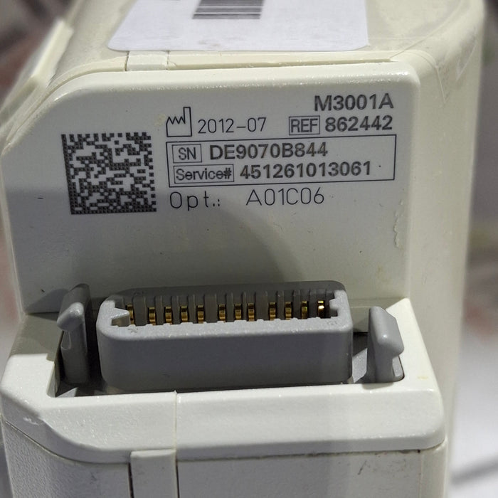 Philips M3001A-A01C06 Fast SpO2, NIBP, ECG, Temp, IBP MMS Module
