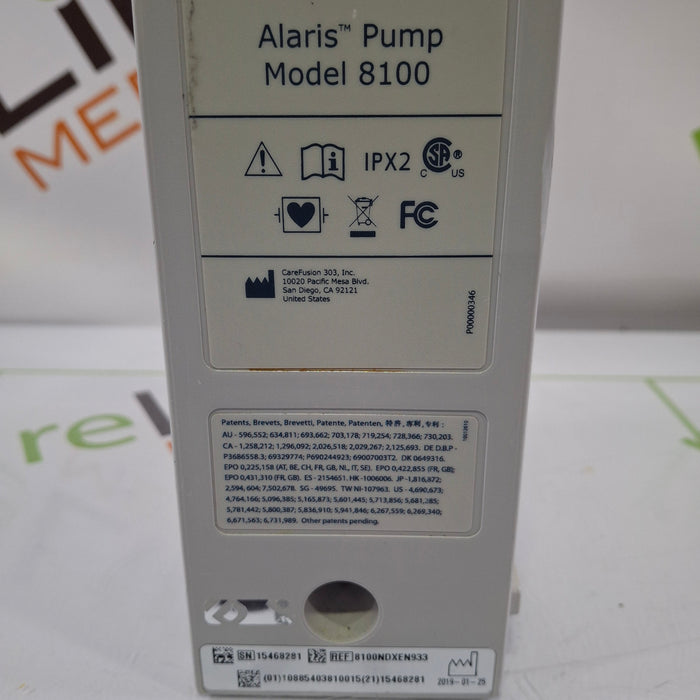 CareFusion Alaris 8100 LVP Infusion Pump Module