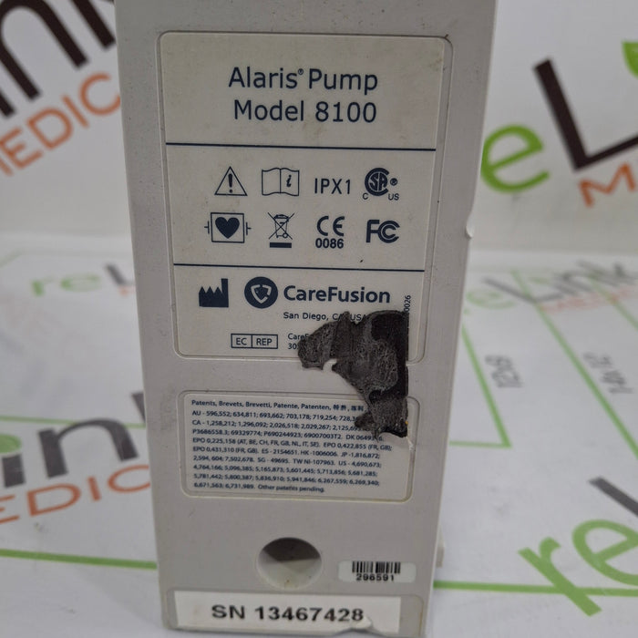 CareFusion Alaris 8100 LVP Infusion Pump Module