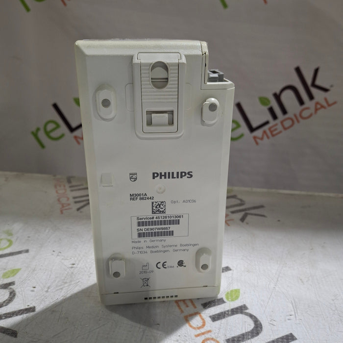 Philips Philips M3001A-A01C06 Fast SpO2, NIBP, ECG, Temp, IBP MMS Module Patient Monitors reLink Online