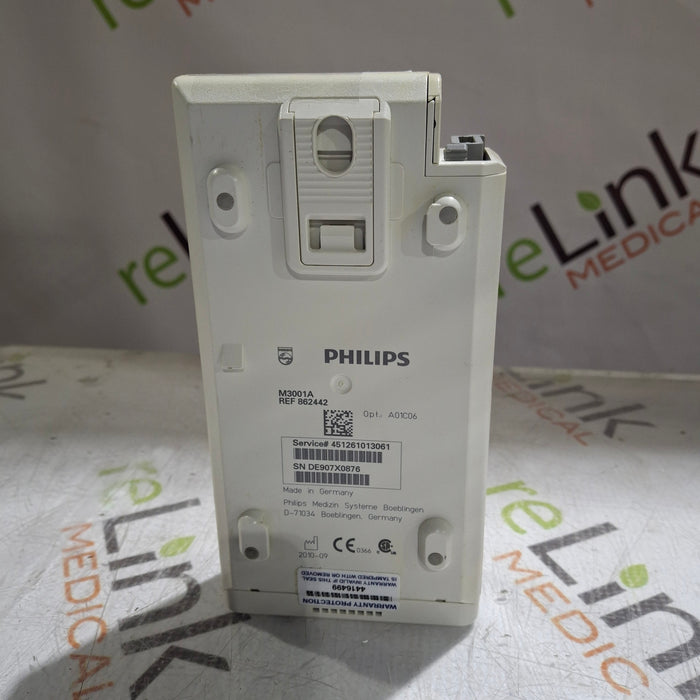 Philips Philips M3001A-A01C06 Fast SpO2, NIBP, ECG, Temp, IBP MMS Module Patient Monitors reLink Online