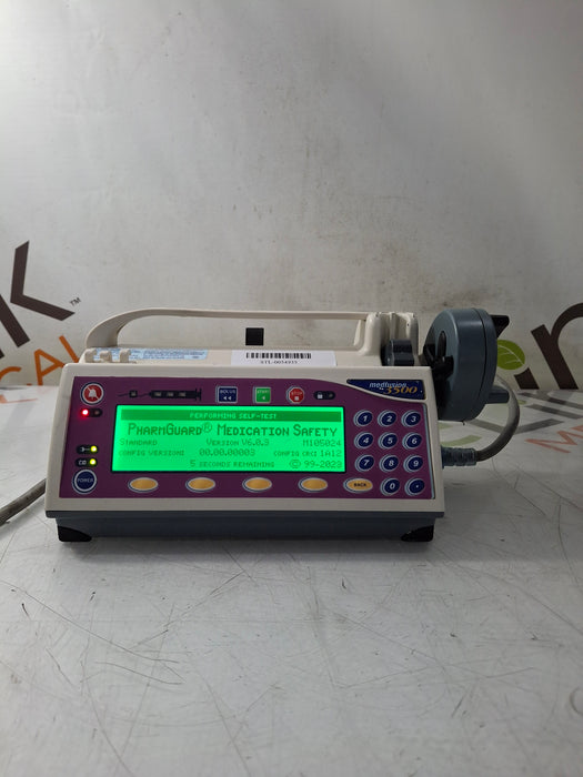 Smiths Medical Medfusion 3500 Version 6 Syringe Infusion Pump